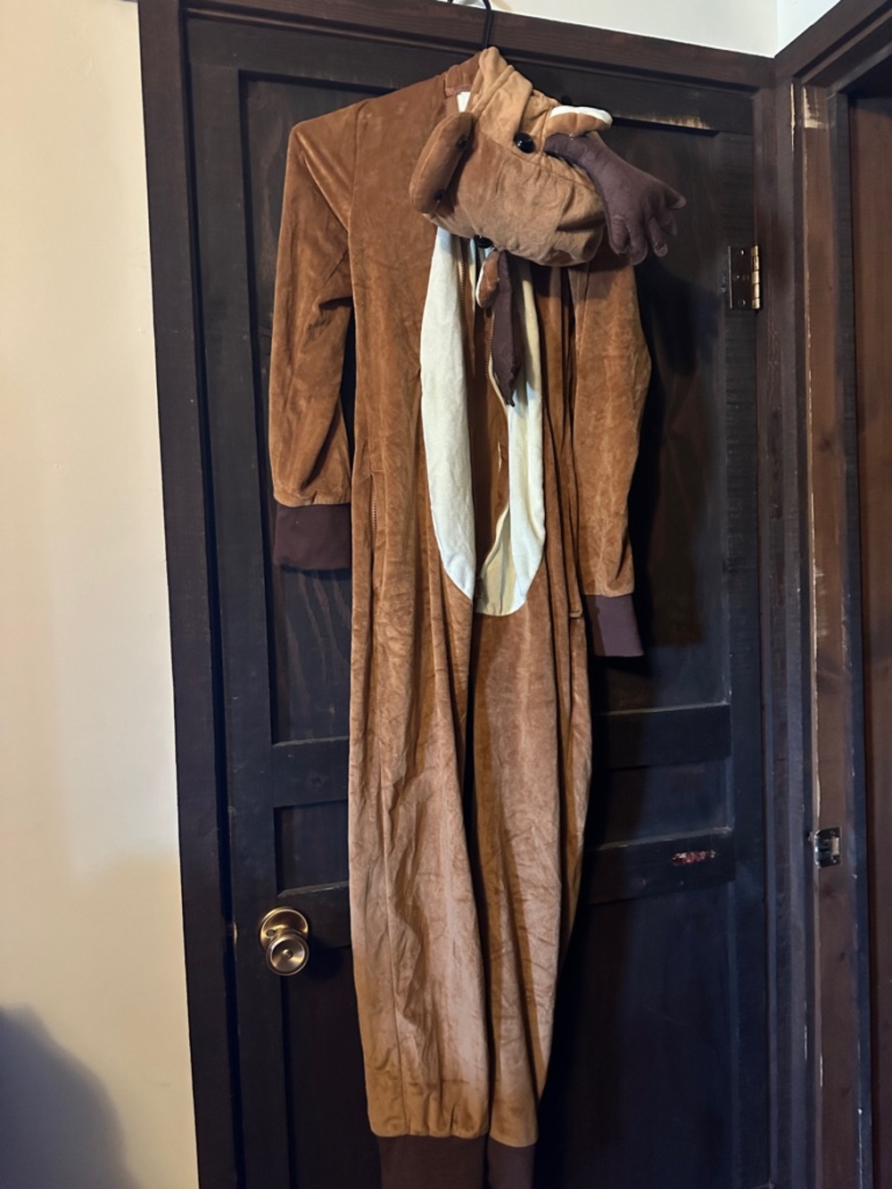 Tipsy Elves Brown Moose Onesie Costume